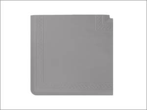 WeatherTech Comfort Mat Connect Corner Mat 25 x 25in. Bordered - Grey | 8ACONC1HCG