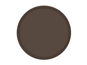 WeatherTech Round All-Purpose Mat 35in. - Brown | IDMX1BR