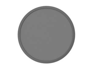 WeatherTech Round All-Purpose Mat 35in. - Grey | IDMX1G