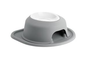 WeatherTech Pet Feeding System Single High 16oz 4in. Poly Bowl - Dark Grey | PSH1604DGDG