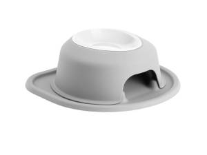 WeatherTech Pet Feeding System Single High 16oz 4in. Poly Bowl - Light Grey | PSH1604LGLG