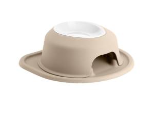 WeatherTech Pet Feeding System Single High 16oz 4in. Poly Bowl - Tan | PSH1604TNTN