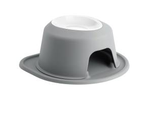 WeatherTech Pet Feeding System Single High 32oz 6in. Poly Bowl - Dark Grey | PSH3206DGDG