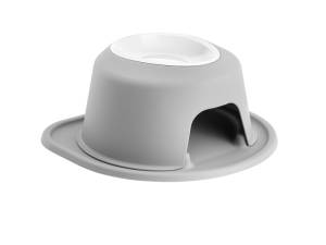 WeatherTech Pet Feeding System Single High 32oz 6in. Poly Bowl - Light Grey | PSH3206LGLG