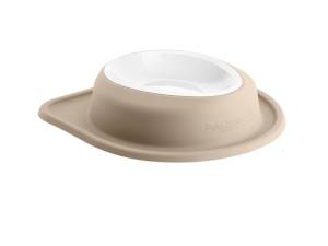 WeatherTech Pet Feeding System Single Low 64oz 3in. Poly Bowl - Tan | PSL6403TN