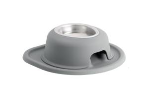 WeatherTech Pet Feeding System Single High 8oz 3in. Stainless Bowl - Dark Grey | SH0803DGDG