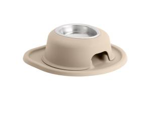 WeatherTech Pet Feeding System Single High 8oz 3in. Stainless Bowl - Tan | SH0803TNTN