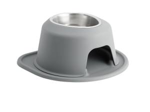 WeatherTech Pet Feeding System Single High 32oz 6in. Stainless Bowl - Dark Grey | SH3206DGDG