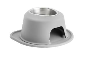WeatherTech Pet Feeding System Single High 32oz 6in. Stainless Bowl - Light Grey | SH3206LGLG