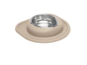 WeatherTech Pet Feeding System Single Low 16oz 2in. Stainless Bowl - Tan | SL1602TN