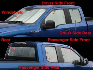 WeatherTech - WeatherTech 2015+ Ford F-150 SuperCab (Extended Cab) TechShade Full Vehicle Kit | TS0034K1 - Image 6