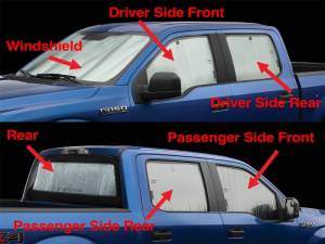 WeatherTech - WeatherTech 2015+ Ford F-150 SuperCrew TechShade Full Vehicle Kit | TS0034K2 - Image 7