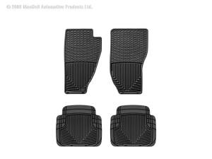 Floor Mat Set FloorMat WeatherTech 02-11 Jeep Liberty Front and Rear Rubber Mats - Black | W10-W50