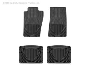 WeatherTech - Floor Mat Set FloorMat WeatherTech 82-04 Chevrolet S-10 Pickup Front and Rear Rubber Mats - Black | W11-W20 - Image 4