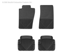 Floor Mat Set FloorMat WeatherTech 01-05 Ford Explorer Sport Trac Front and Rear Rubber Mats - Black | W11-W50
