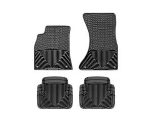 WeatherTech - Floor Mat Set FloorMat WeatherTech 09-11 Audi A4/S4/RS4 Front and Rear Rubber Mats - Black | W111-W50 - Image 4