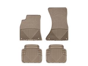 WeatherTech - Floor Mat Set FloorMat WeatherTech 09-11 Audi A4/S4/RS4 Front and Rear Rubber Mats - Tan | W111TN-W50TN - Image 4