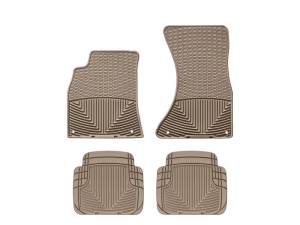 WeatherTech - Floor Mat Set FloorMat WeatherTech 09-11 Audi A4/S4/RS4 Front and Rear Rubber Mats - Tan | W111TN-W50TN - Image 5