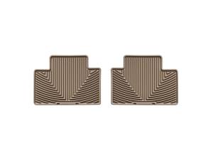 WeatherTech 05-13 Toyota Tacoma Crew Cab Rear Rubber Mats - Tan | W136TN