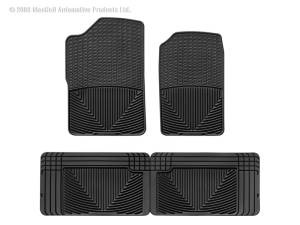 WeatherTech - Floor Mat Set FloorMat WeatherTech 80-99 GMC C/K Series Pickup Front and Rear Rubber Mats - Black | W14-W25 - Image 3