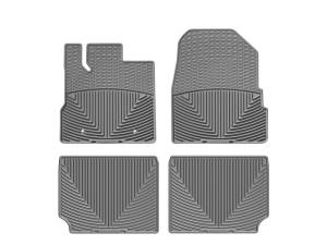 Floor Mat Set FloorMat WeatherTech 10+ Chevrolet Equinox Front and Rear Rubber Mats - Grey | W165GR-W281GR