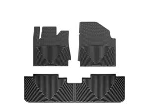 WeatherTech - Floor Mat Set FloorMat WeatherTech 10+ Cadillac SRX Front and Rear Rubber Mats - Black | W191-W192 - Image 4