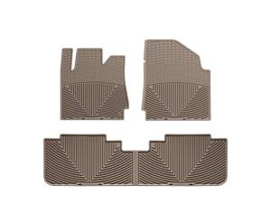 WeatherTech - Floor Mat Set FloorMat WeatherTech 10+ Cadillac SRX Front and Rear Rubber Mats - Tan | W191TN-W192TN - Image 2