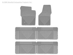 Floor Mat Set FloorMat WeatherTech 00-05 Ford Excursion Front/Rear/and Rear Rubber Mats - Grey | W19GR-W25GR-W25GR