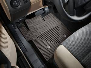 WeatherTech - WeatherTech 2011-2016 Ford F-250/F-350/F-450/F-550 Front Rubber Mats - Cocoa | W203CO - Image 3