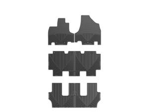 WeatherTech - Floor Mat Set FloorMat WeatherTech 11+ Honda Odyssey Front/Rear/and Rear Rubber Mats - Black | W211-W212-W213 - Image 3