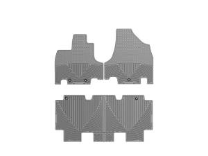 WeatherTech - Floor Mat Set FloorMat WeatherTech 11+ Honda Odyssey Front and Rear Rubber Mats - Grey | W211GR-W212GR - Image 2