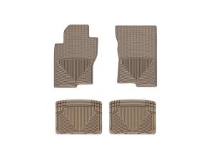 WeatherTech - Floor Mat Set FloorMat WeatherTech 99+ Nissan Frontier Front and Rear Rubber Mats - Tan | W222TN-W20TN - Image 3