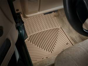 WeatherTech 97-06 Jeep Wrangler Front Rubber Mats - Tan | W224TN - Image 5
