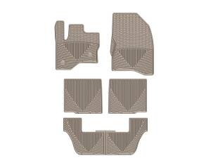 WeatherTech - Floor Mat Set FloorMat WeatherTech 09+ Ford Flex Front/Rear/and Rear Rubber Mats - Tan | W237TN-W231TN-W232TN - Image 4