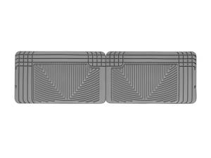 WeatherTech - WeatherTech 96 GMC Rally Van Rear Rubber Mats - Grey | W25GR - Image 2