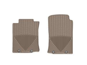 WeatherTech 12-13 Toyota Tacoma Front Rubber Mats - Tan | W266TN