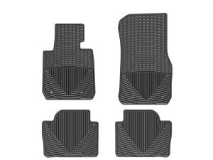 Floor Mat Set FloorMat WeatherTech 12+ BMW 3-Series (F30) Front and Rear Rubber Mats - Black | W267-W268