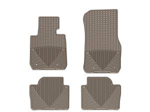 Floor Mat Set FloorMat WeatherTech 12+ BMW 3-Series (F30) Front and Rear Rubber Mats - Tan | W267TN-W268TN