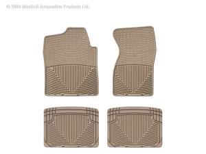 WeatherTech - Floor Mat Set FloorMat WeatherTech 99 GMC Sierra Front and Rear Rubber Mats - Tan | W26TN-W20TN - Image 3