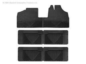 WeatherTech - Floor Mat Set FloorMat WeatherTech 99-04 Honda Odyssey Front/Rear/and Rear Rubber Mats - Black | W28-W25-W25 - Image 4