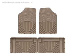 WeatherTech - Floor Mat Set FloorMat WeatherTech 84-95 Plymouth Voyager Front and Rear Rubber Mats - Tan | W2TN-W25TN - Image 5