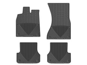 Floor Mat Set FloorMat WeatherTech 12+ Audi A6/S6 Front and Rear Rubber Mats - Black | W300-W301