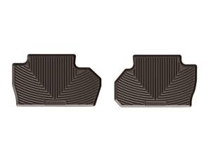 WeatherTech 2014+ Chevrolet Silverado Rear Rubber Mats - Cocoa | W310CO