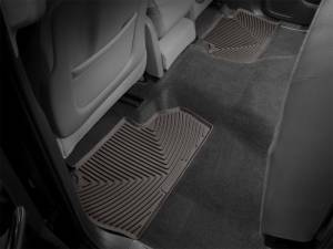 WeatherTech - WeatherTech 2014+ Chevrolet Silverado Rear Rubber Mats - Cocoa | W310CO - Image 3
