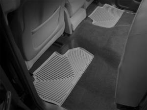WeatherTech - WeatherTech 14+ Chevrolet Silverado Rear Rubber Mats - Grey | W310GR - Image 5