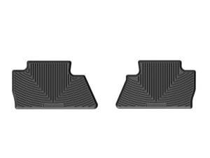 WeatherTech 14+ Chevrolet Silverado Rear Rubber Mats - Black | W311