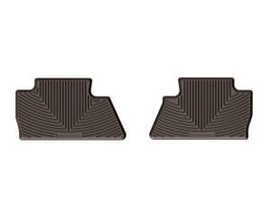 WeatherTech 2014+ Chevy Silverado Rear Rubber Mats - Cocoa (Fits 1500 Only) | W311CO