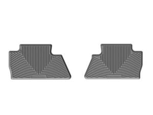 WeatherTech 14+ Chevrolet Silverado Rear Rubber Mats - Grey | W311GR