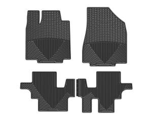 Floor Mat Set FloorMat WeatherTech 14+ Chevrolet Impala Front and Rear Rubber Mats - Black | W318-W319