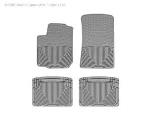 Floor Mat Set FloorMat WeatherTech 93-05 Volkswagen Golf Front and Rear Rubber Mats - Grey | W31GR-W20GR